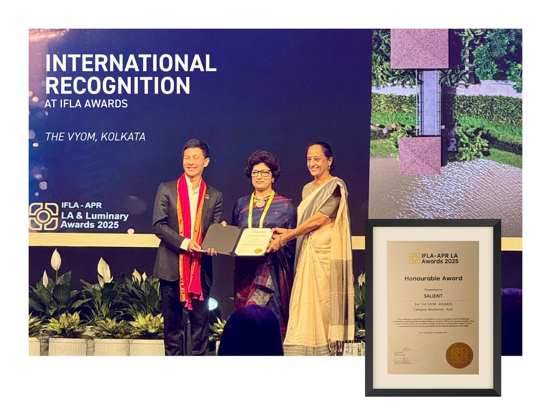 International recognition for The Vyom